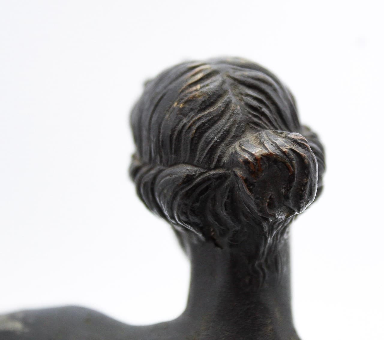 Antique 19thC Grand Tour Bronze Venus of Capua Statue Aphrodite Sculpture Figure - Thumbnail 10