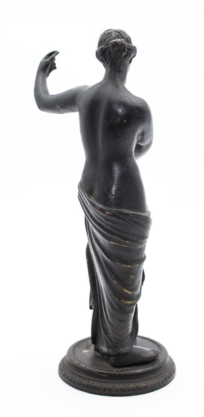 Antique 19thC Grand Tour Bronze Venus of Capua Statue Aphrodite Sculpture Figure - Thumbnail 9