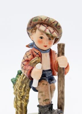 Hummel Goebel On Secret Path West Germany Vintage Porcelain Figurine TMK5 - Thumbnail 5