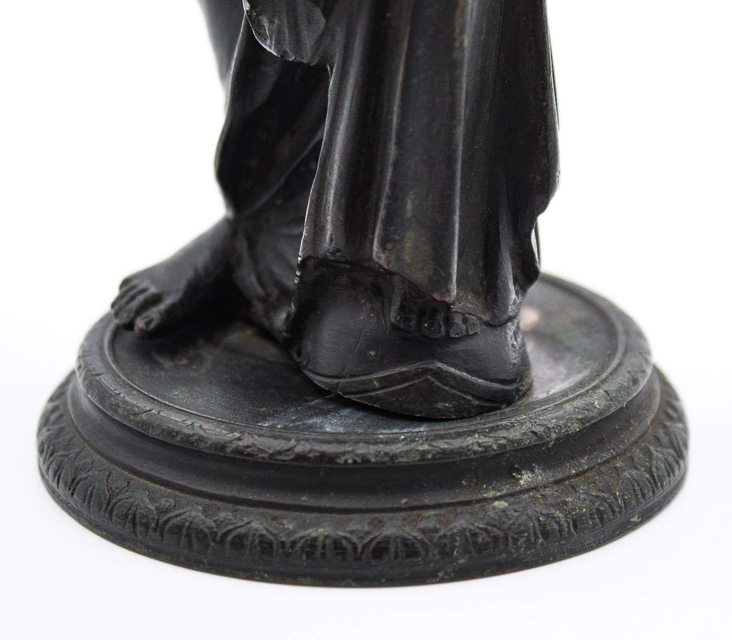 Antique 19thC Grand Tour Bronze Venus of Capua Statue Aphrodite Sculpture Figure - Thumbnail 6