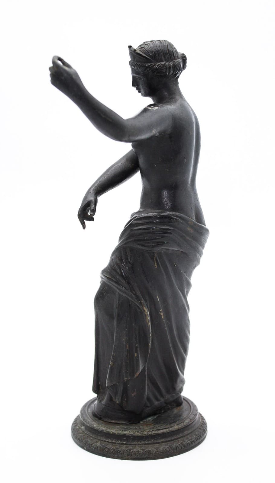Antique 19thC Grand Tour Bronze Venus of Capua Statue Aphrodite Sculpture Figure - Thumbnail 13