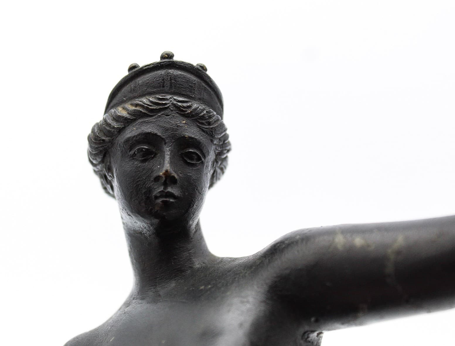 Antique 19thC Grand Tour Bronze Venus of Capua Statue Aphrodite Sculpture Figure - Thumbnail 14