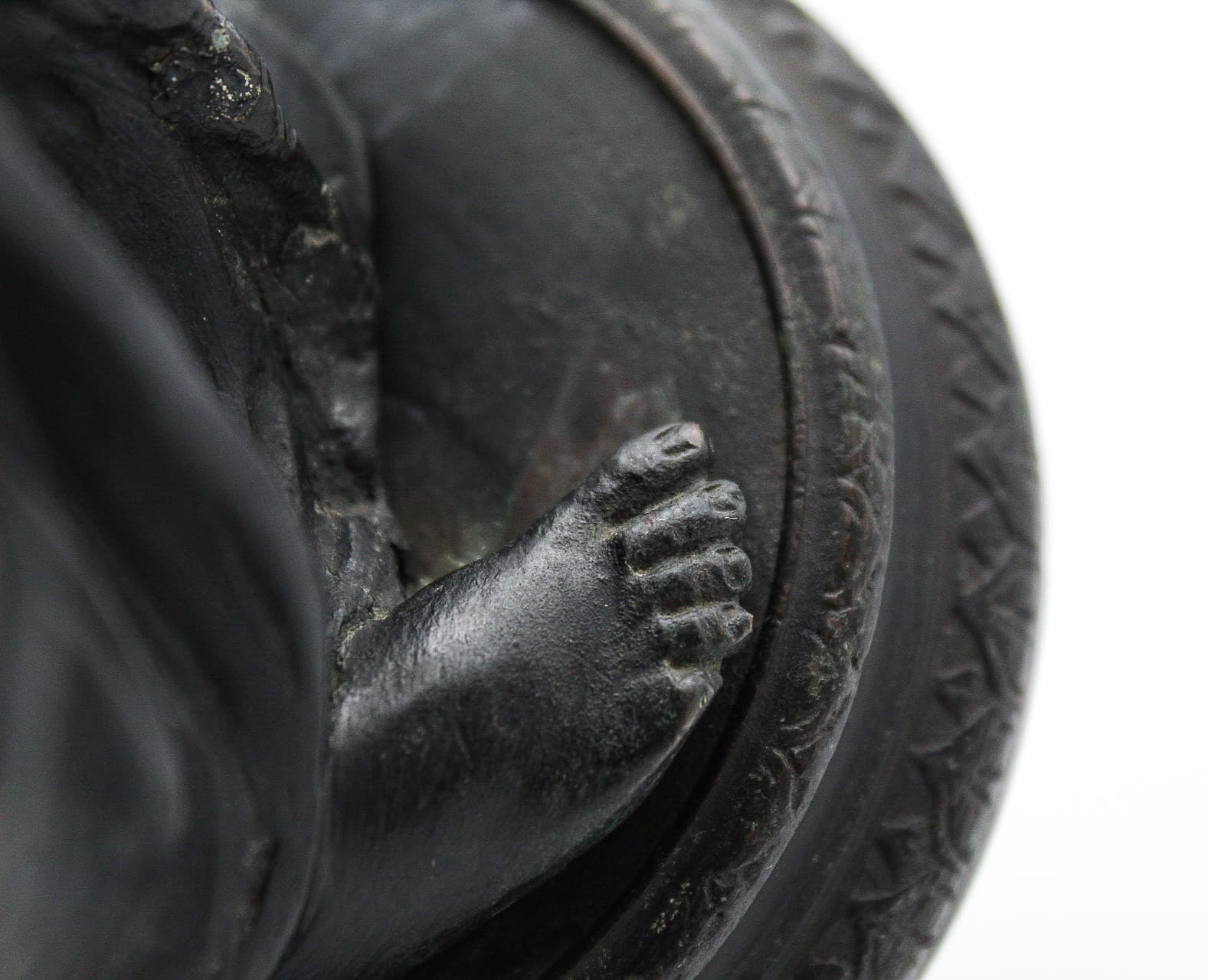 Antique 19thC Grand Tour Bronze Venus of Capua Statue Aphrodite Sculpture Figure - Thumbnail 12