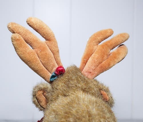 Vintage Boyds Bear Bearwear Moose Stuffed Christmas Plush - Thumbnail 2