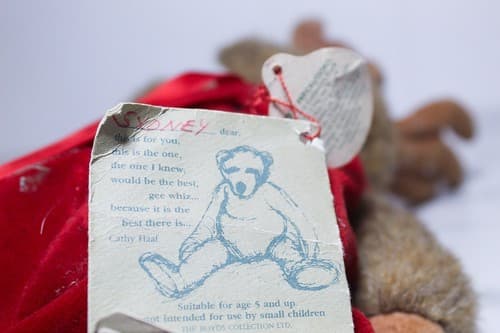 Vintage Boyds Bear Bearwear Moose Stuffed Christmas Plush - Thumbnail 6