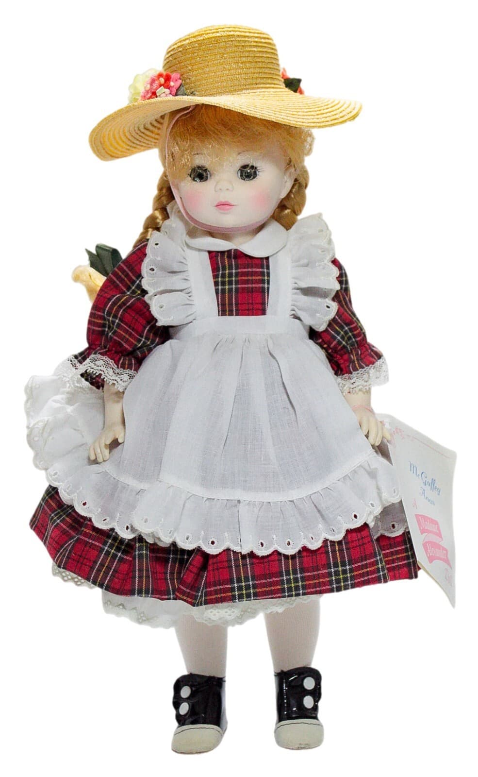 Madame Alexander McGuffey Ana Straw Hat Blonde Vintage Doll Tag & Complete Box
