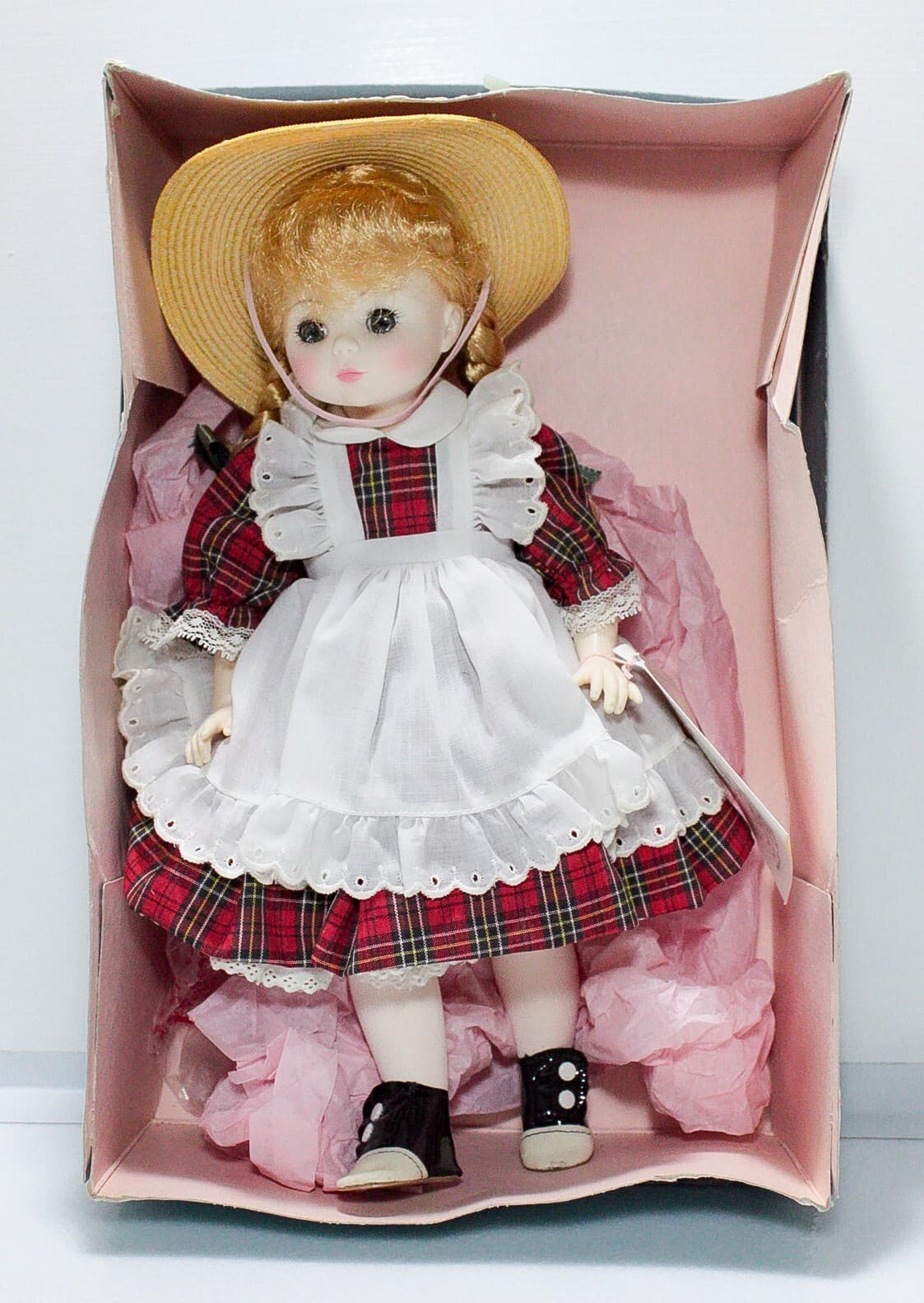 Madame Alexander McGuffey Ana Straw Hat Blonde Vintage Doll Tag & Complete Box - Thumbnail 2
