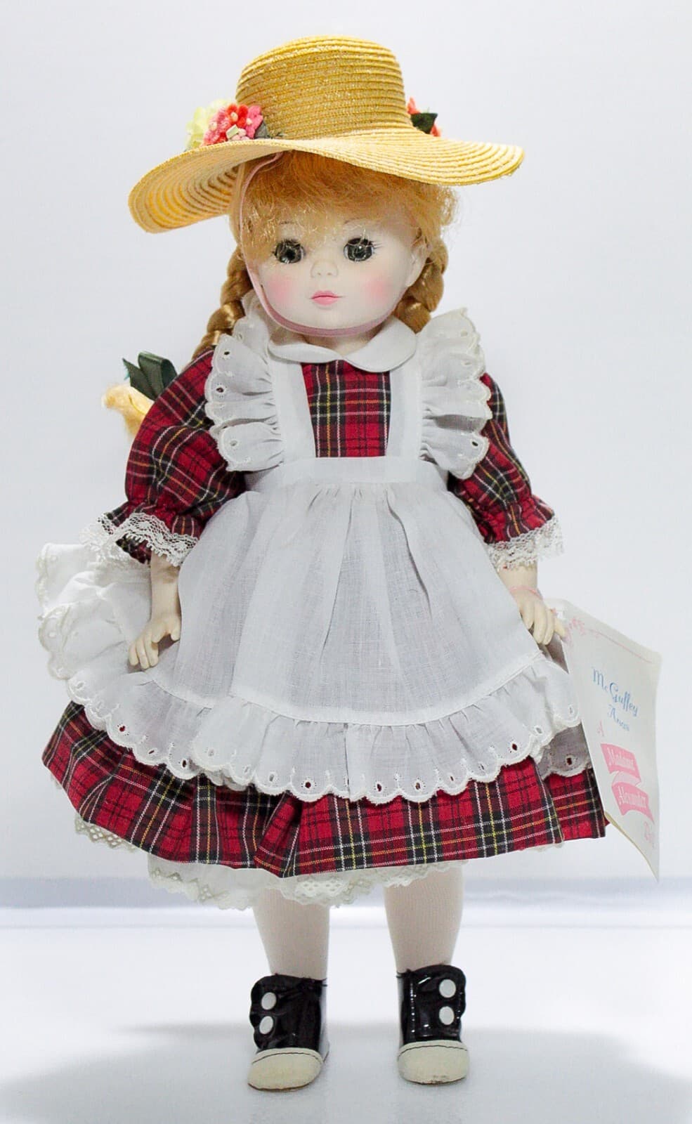 Madame Alexander McGuffey Ana Straw Hat Blonde Vintage Doll Tag & Complete Box - Thumbnail 8