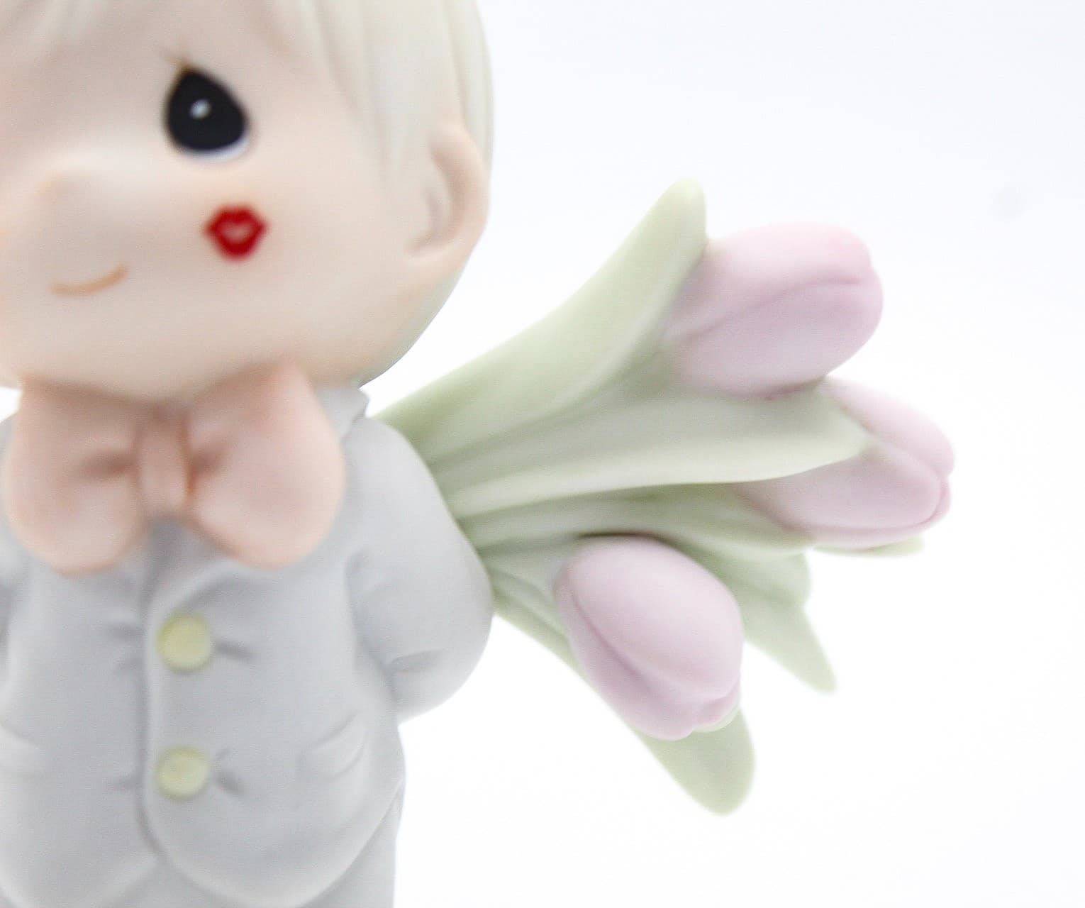 Precious Moments For The Sweetest Tu-lips In Town Enesco Porcelain Figurine 1997 - Thumbnail 4