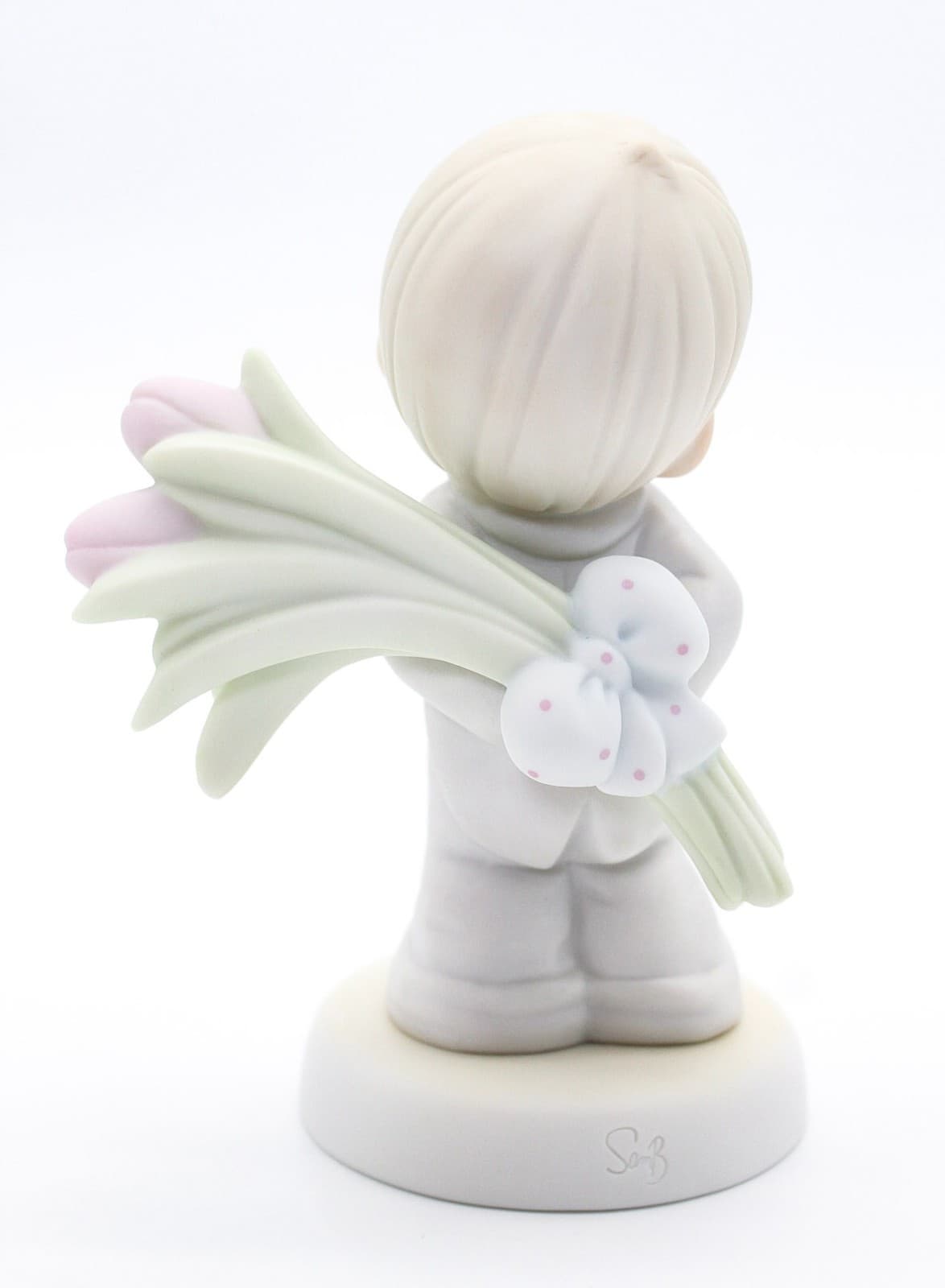 Precious Moments For The Sweetest Tu-lips In Town Enesco Porcelain Figurine 1997 - Thumbnail 7
