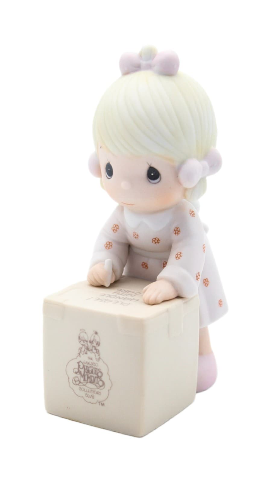 Precious Moments Sharing Is Universal Enesco Porcelain Figurine 1987