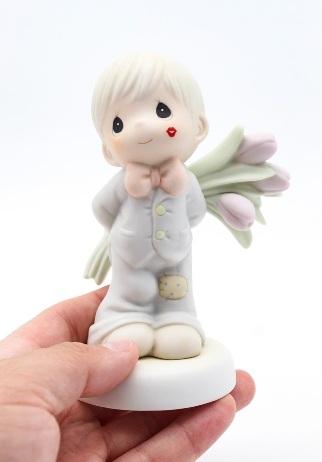 Precious Moments For The Sweetest Tu-lips In Town Enesco Porcelain Figurine 1997 - Thumbnail 2