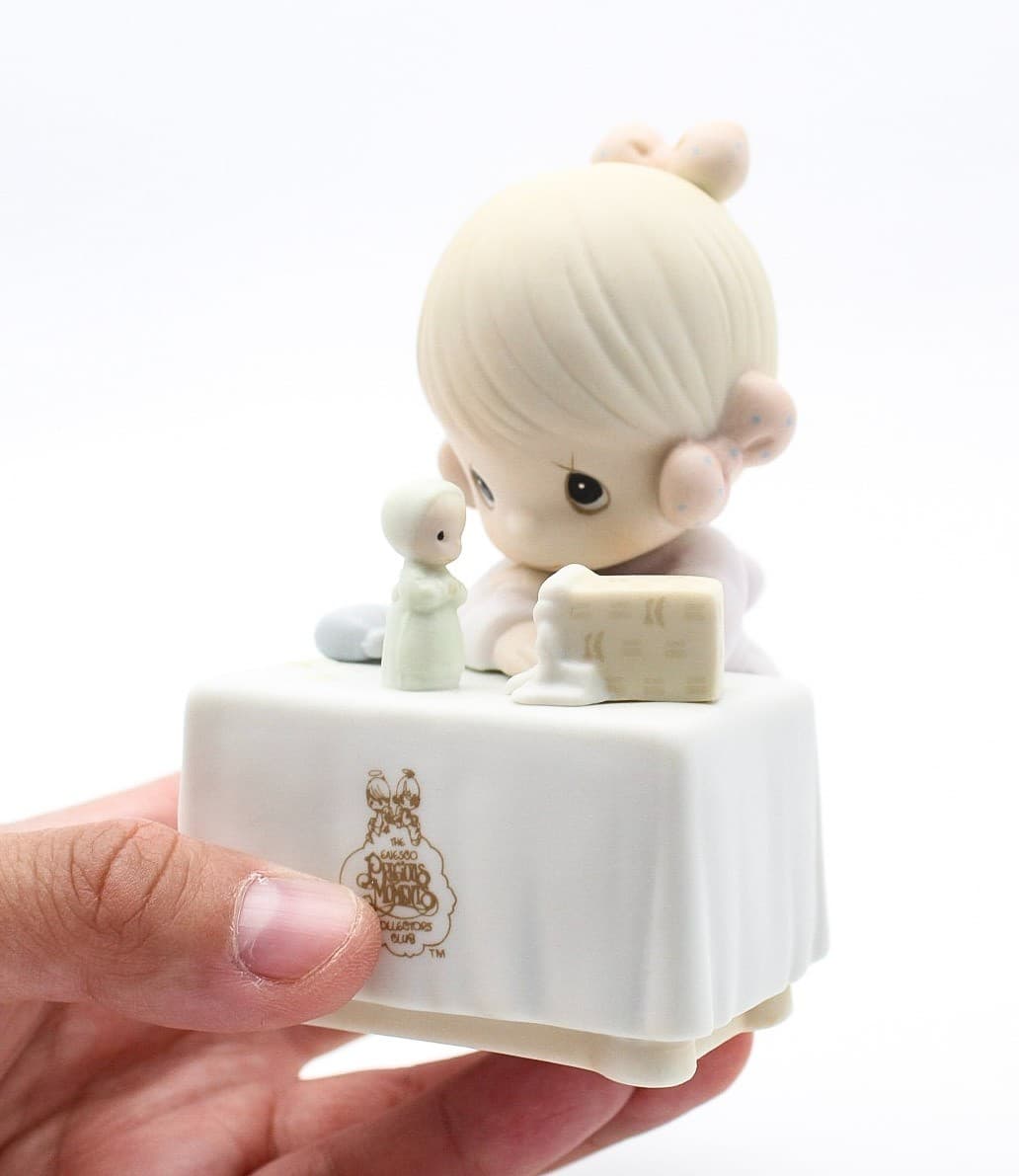 Precious Moments My Happiness Enesco Porcelain Figurine 1989 - Thumbnail 2