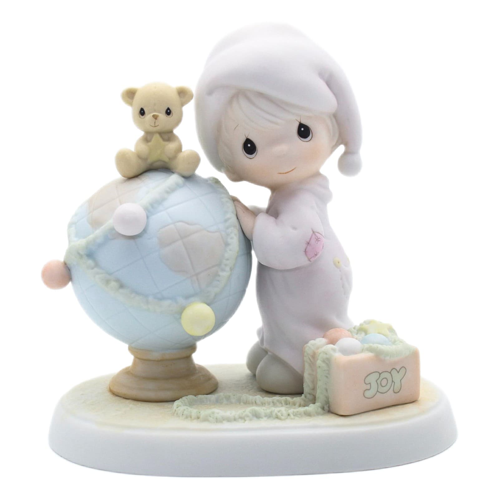 Precious Moments May Your World Be Trimmed With Joy Porcelain Figurine 1991