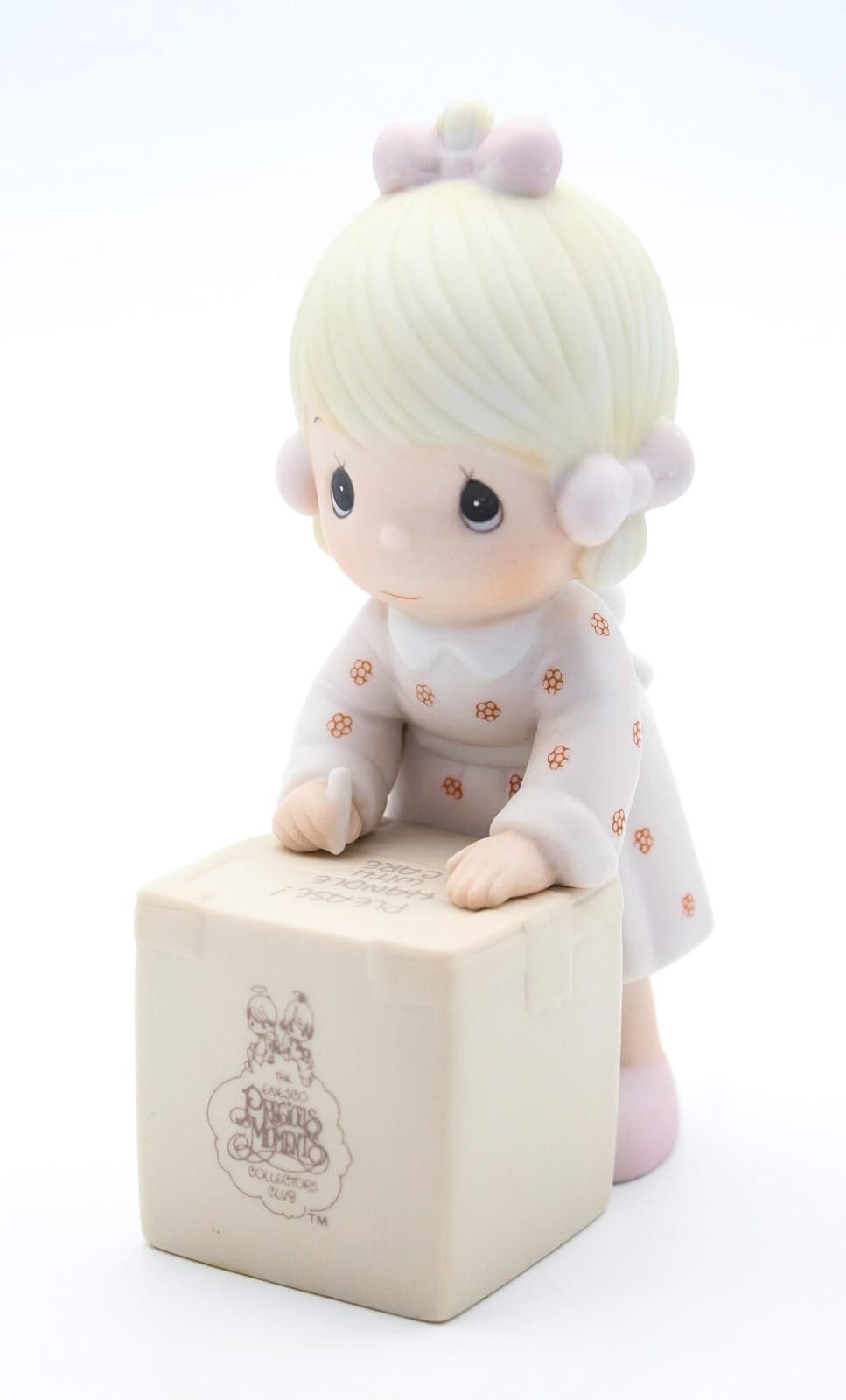Precious Moments Sharing Is Universal Enesco Porcelain Figurine 1987 - Thumbnail 7