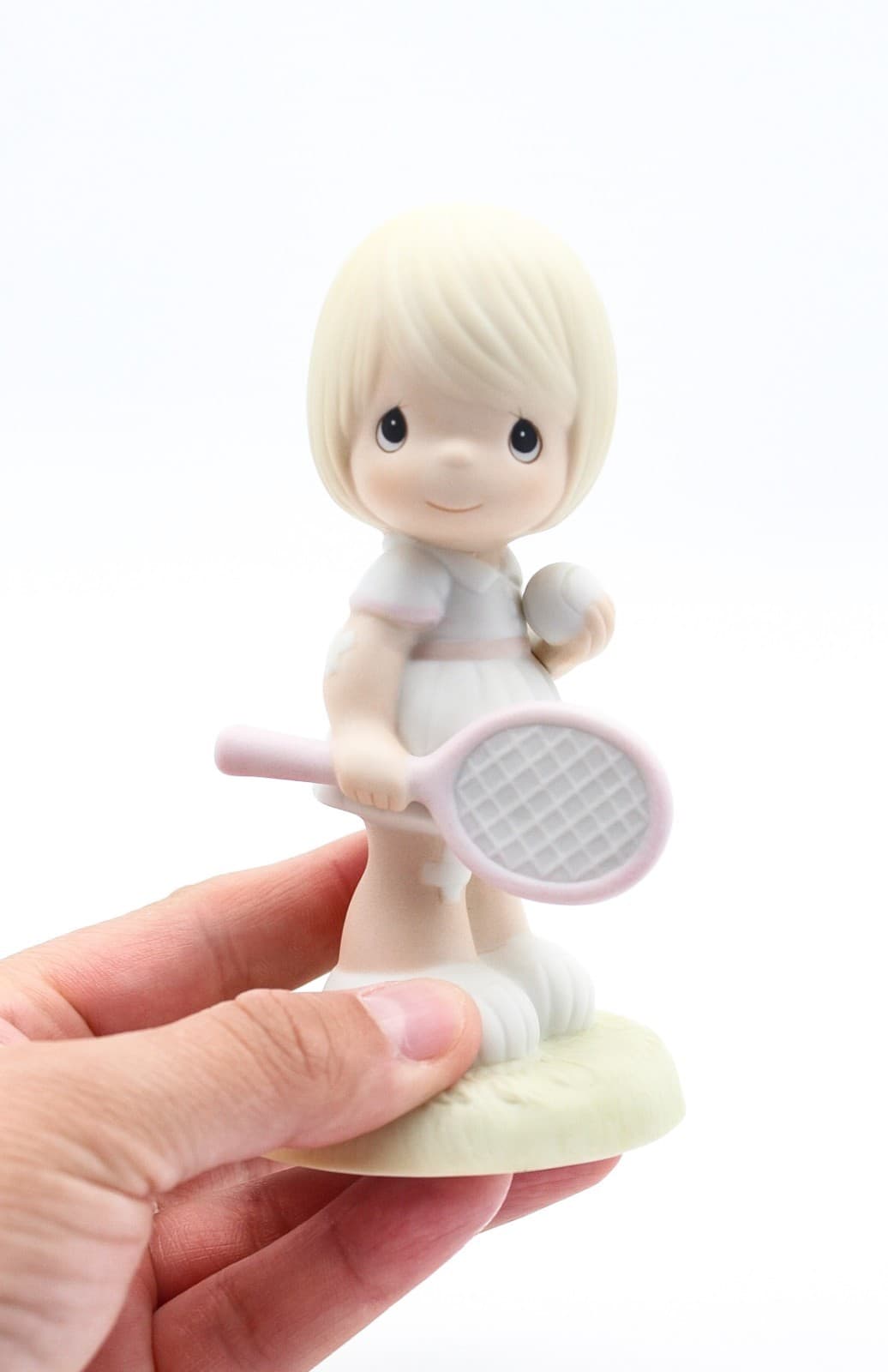 Precious Moments Serving The Lord Enesco Porcelain Figurine 1985 - Thumbnail 5