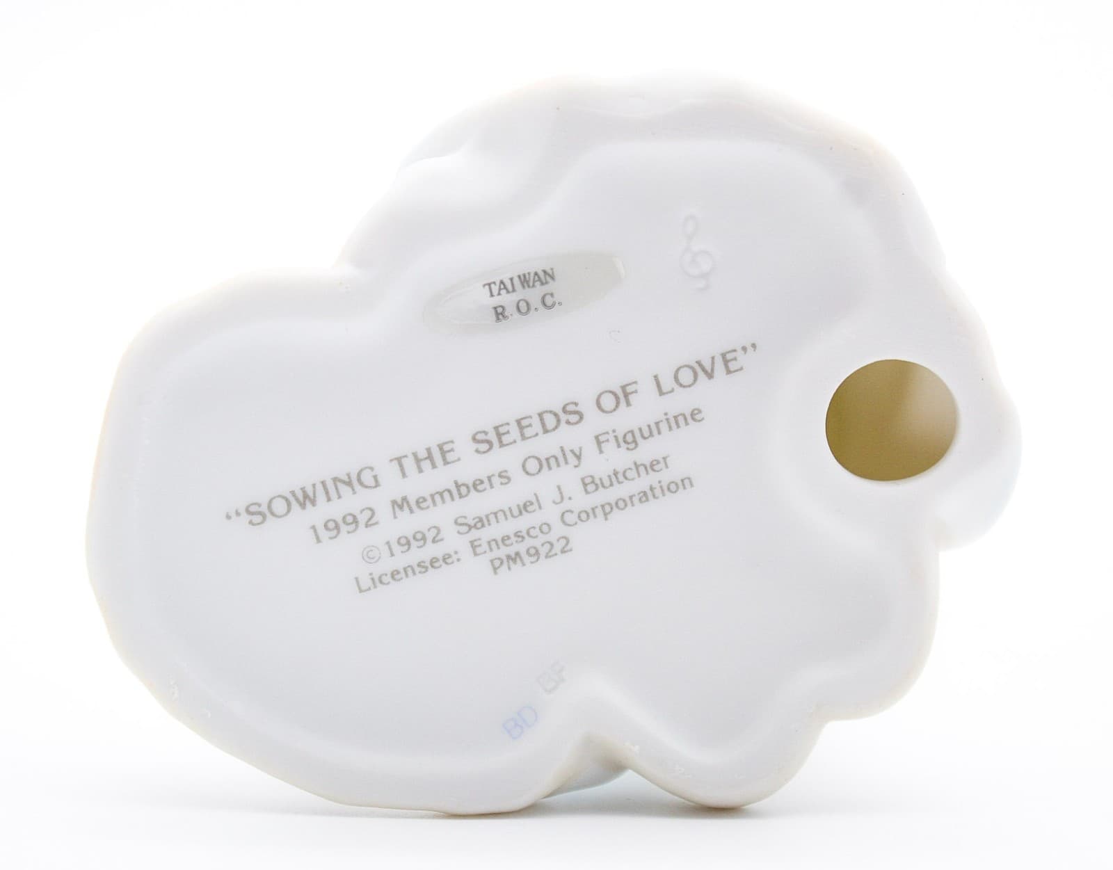 Precious Moments Sowing The Seeds Of Love Enesco Porcelain Figurine 1992 - Thumbnail 7