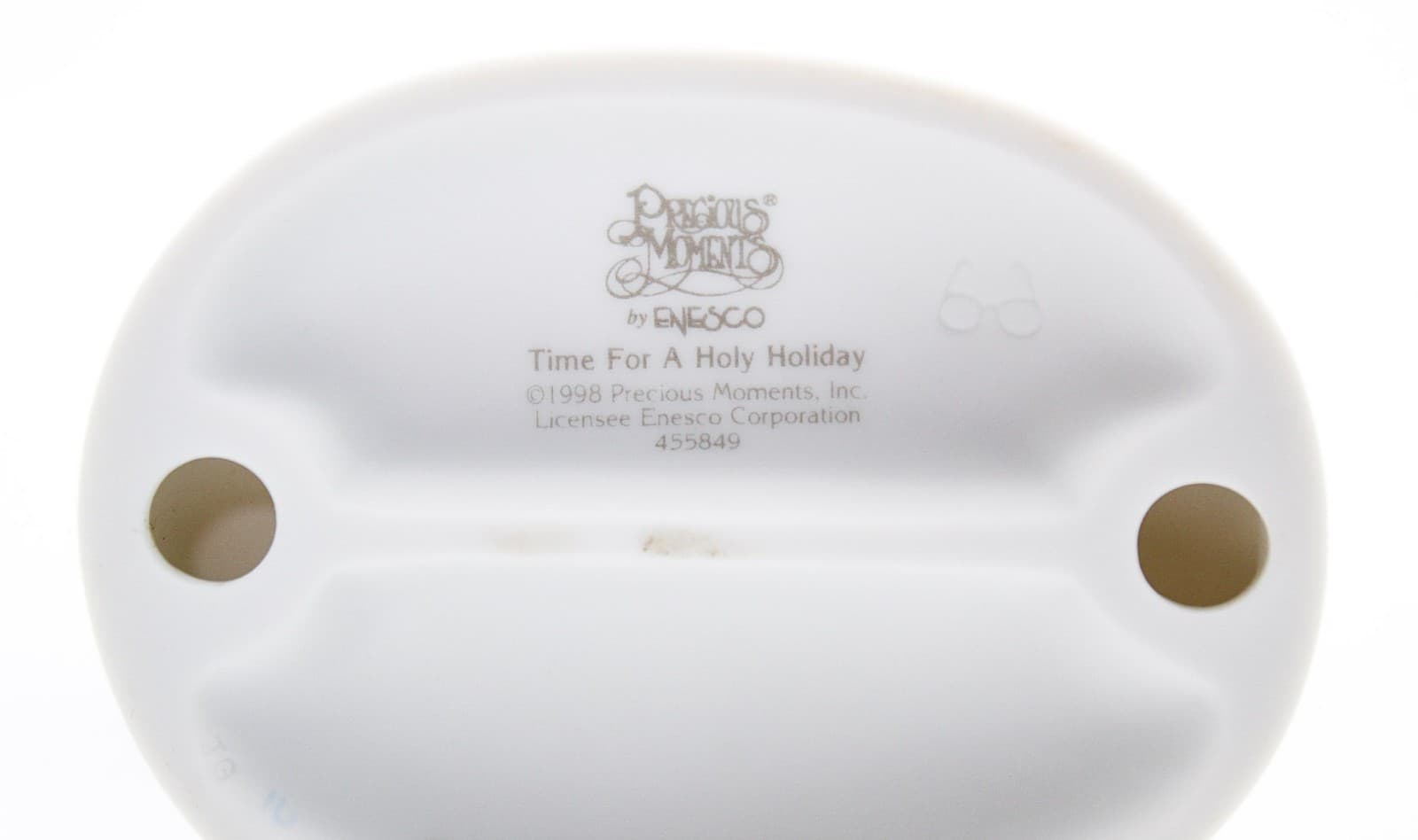 Precious Moments Time For A Holy Holiday Enesco Porcelain Figurine 1998 - Thumbnail 6
