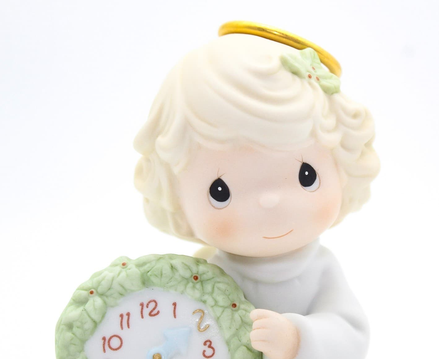 Precious Moments Time For A Holy Holiday Enesco Porcelain Figurine 1998 - Thumbnail 3