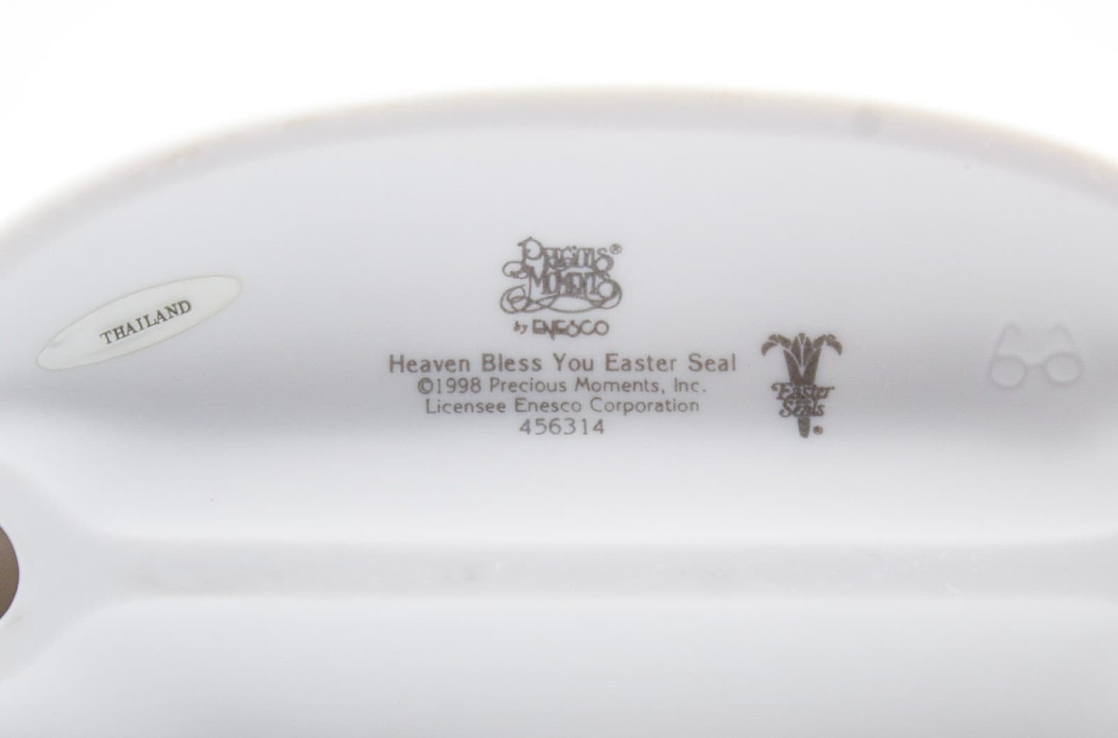 Precious Moments Heaven Bless You Easter Seal Enesco Porcelain Figurine 1998 - Thumbnail 8