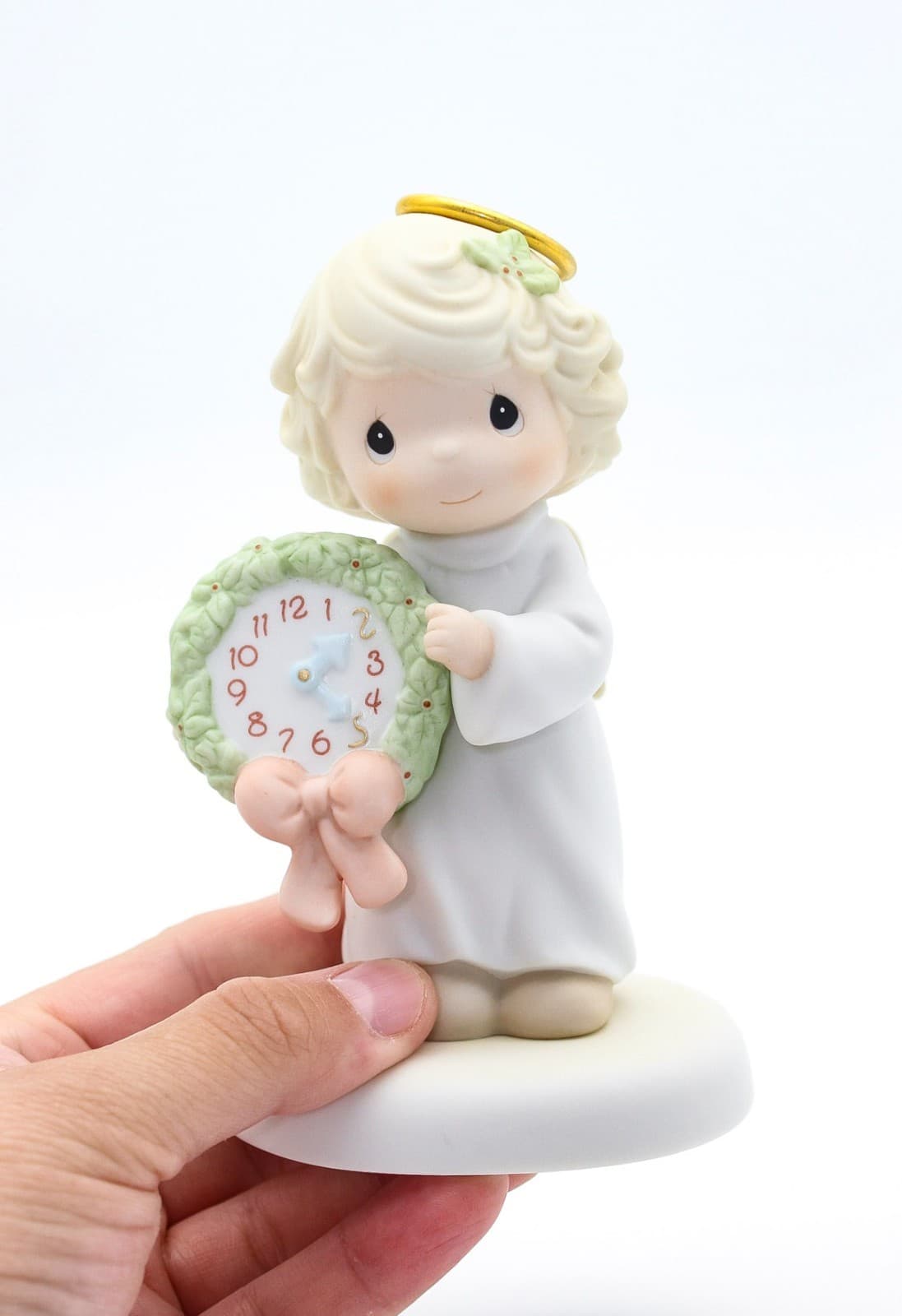 Precious Moments Time For A Holy Holiday Enesco Porcelain Figurine 1998 - Thumbnail 2