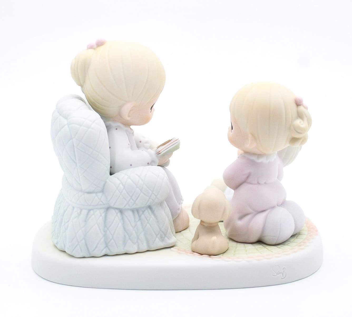 Precious Moments Bring The Little Ones To Jesus Enesco Porcelain Figurine 1991 - Thumbnail 6