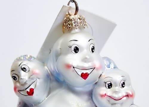 Christopher Radko Boo Babes Halloween Glass Christmas Ornament New With Tag - Thumbnail 2