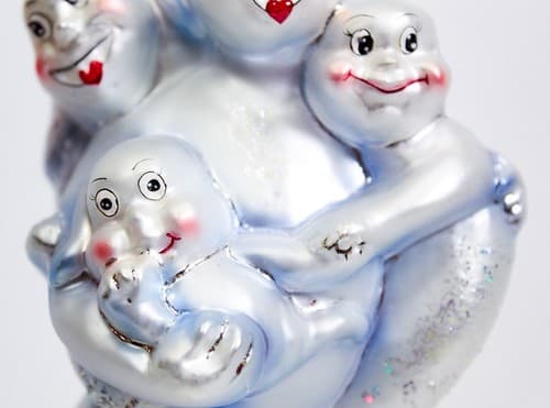 Christopher Radko Boo Babes Halloween Glass Christmas Ornament New With Tag - Thumbnail 3