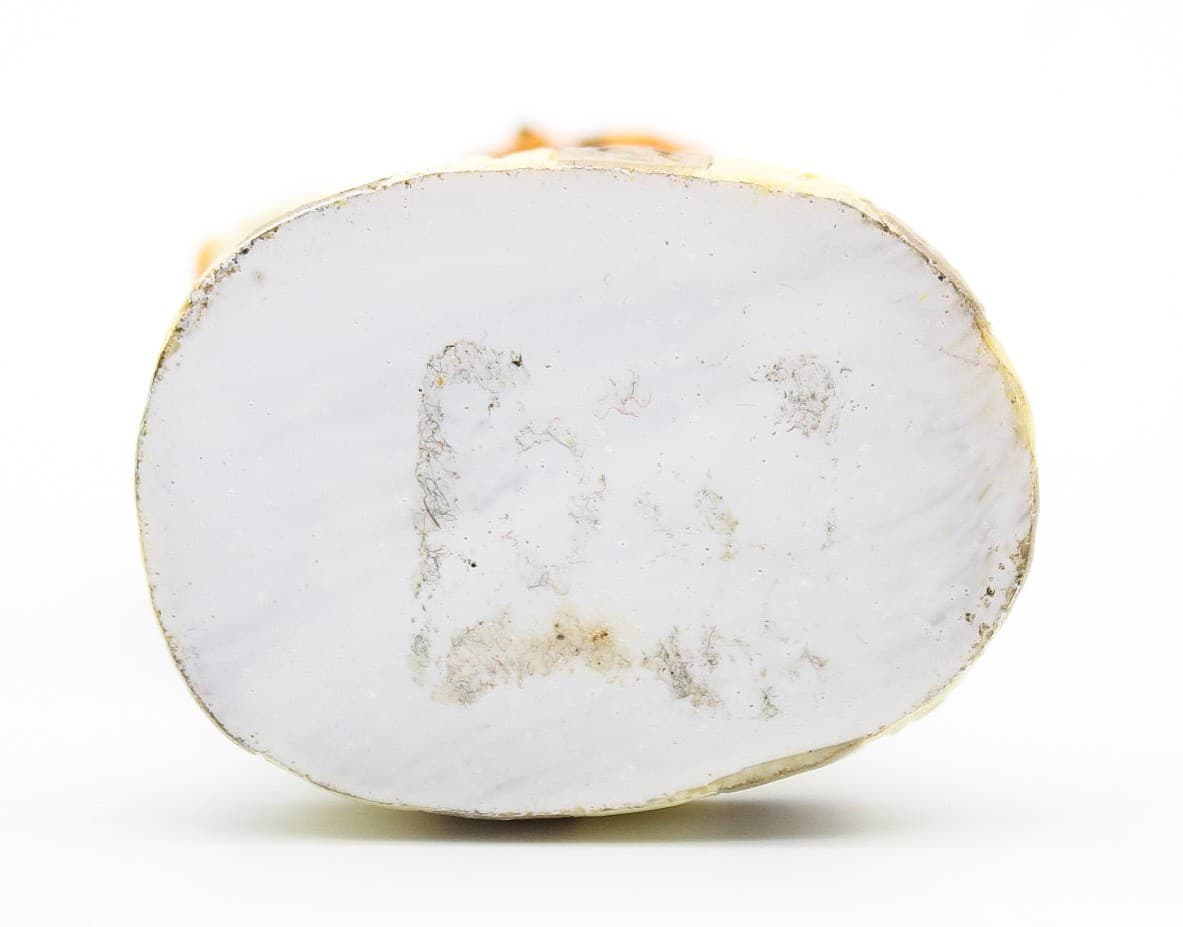 Vintage Carved Resin Pumpkin With Frog Whimsical Folk Art Halloween Decor Figure - Thumbnail 9