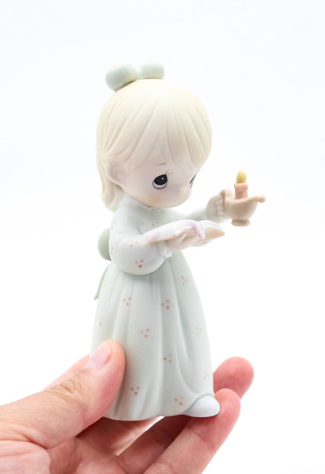 Precious Moments Once Upon A Holy Night Enesco Porcelain Figurine 1990 - Thumbnail 6