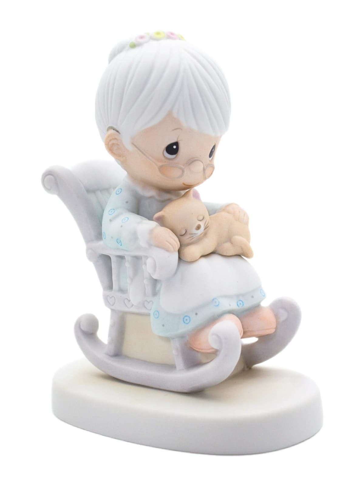 Precious Moments The Purr-Fect Grandma Enesco Porcelain Figurine 1979