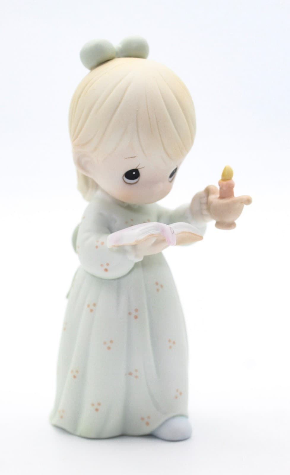 Precious Moments Once Upon A Holy Night Enesco Porcelain Figurine 1990 - Thumbnail 8