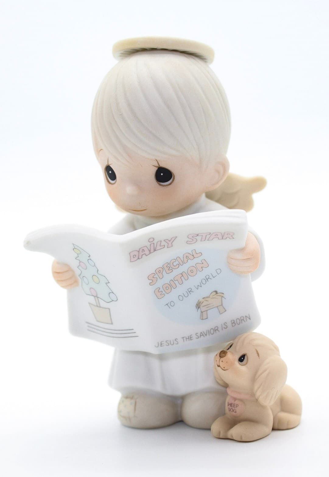 Precious Moments Jesus The Savior Is Born Enesco Porcelain Figurine 1988 - Thumbnail 7