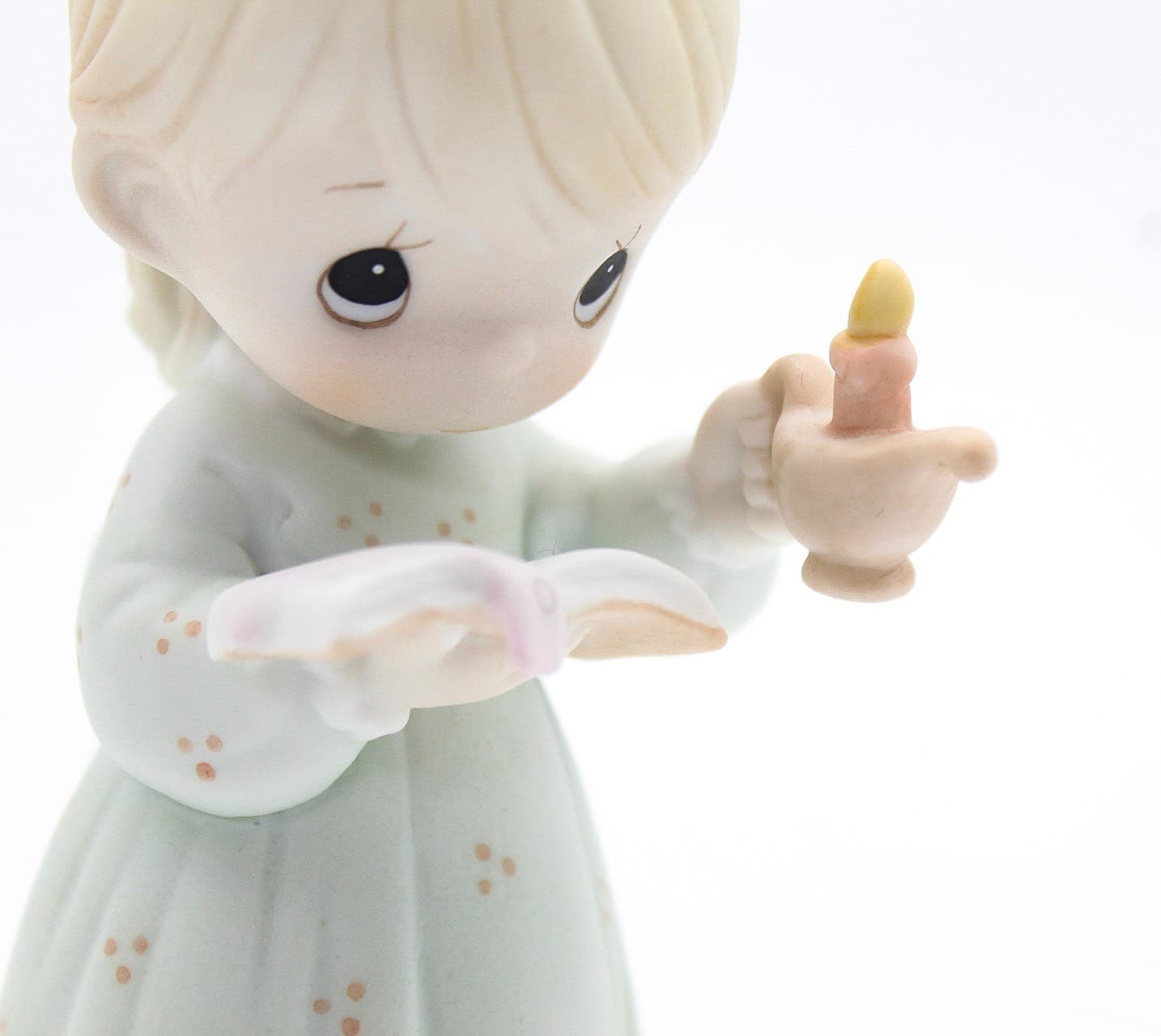 Precious Moments Once Upon A Holy Night Enesco Porcelain Figurine 1990 - Thumbnail 2