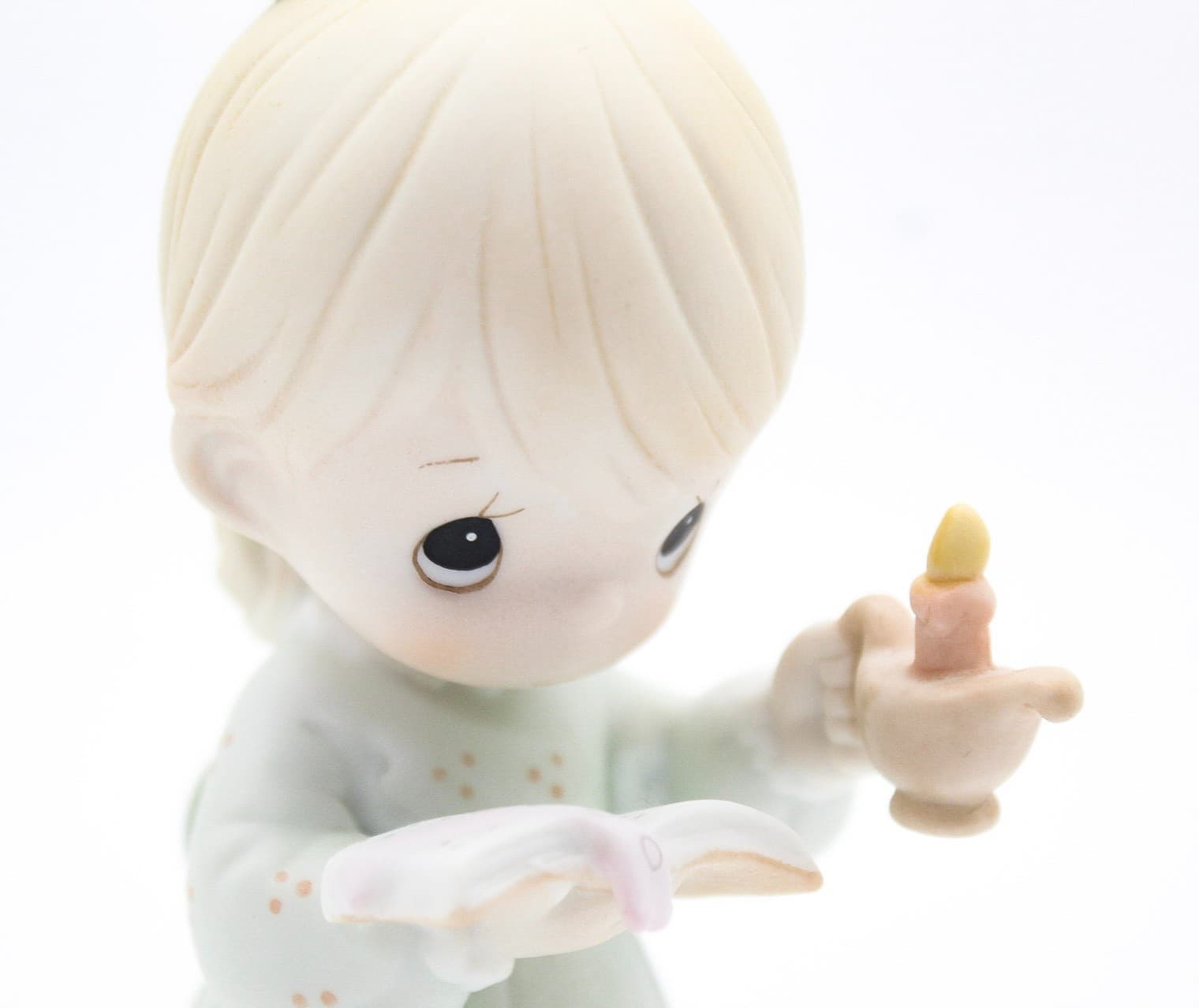 Precious Moments Once Upon A Holy Night Enesco Porcelain Figurine 1990 - Thumbnail 3