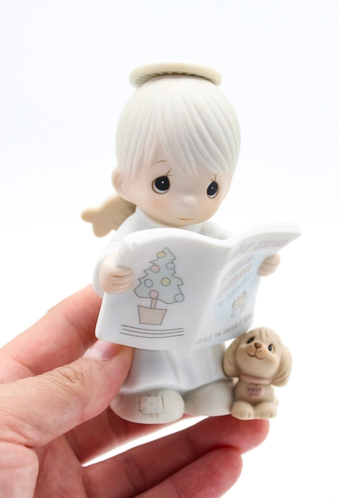 Precious Moments Jesus The Savior Is Born Enesco Porcelain Figurine 1988 - Thumbnail 5