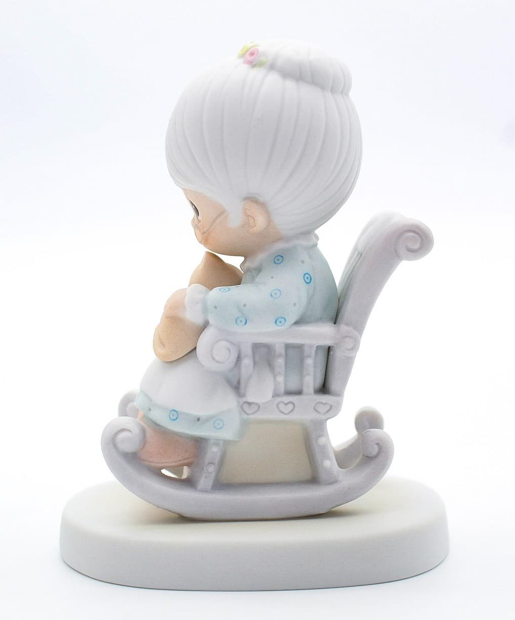 Precious Moments The Purr-Fect Grandma Enesco Porcelain Figurine 1979 - Thumbnail 4