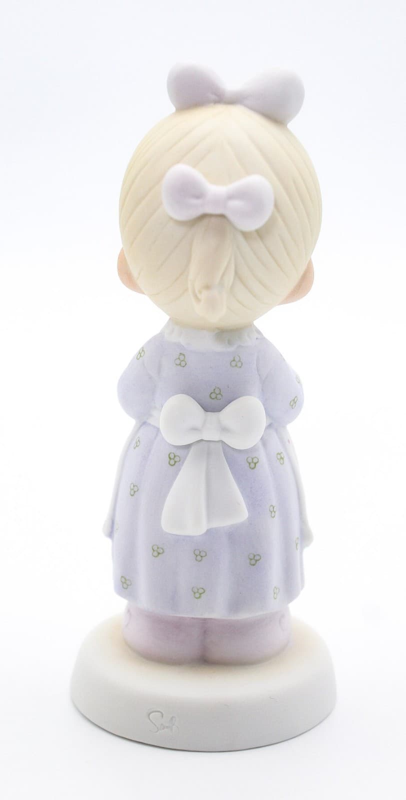 Precious Moments The Good Lord Always Delivers Enesco Porcelain Figurine 1989 - Thumbnail 3