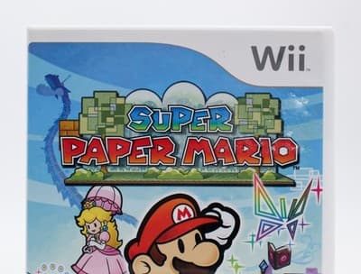NINTENDO Wii "Super Paper Mario" Game & Manual Complete WORKS - Thumbnail 2