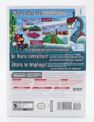 NINTENDO Wii "Super Paper Mario" Game & Manual Complete WORKS - Thumbnail 4