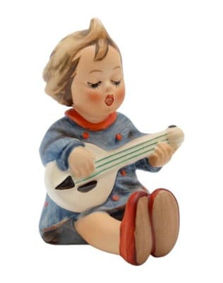 Hummel Goebel Joyful West Germany Vintage Porcelain Figurine TMK5