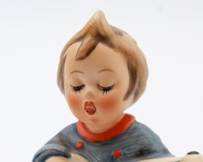Hummel Goebel Joyful West Germany Vintage Porcelain Figurine TMK5 - Thumbnail 4