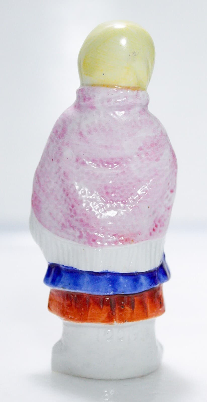 Antique Hand Painted Made In Germany Shepherd Farm Lady Porcelain Figurine - Thumbnail 3