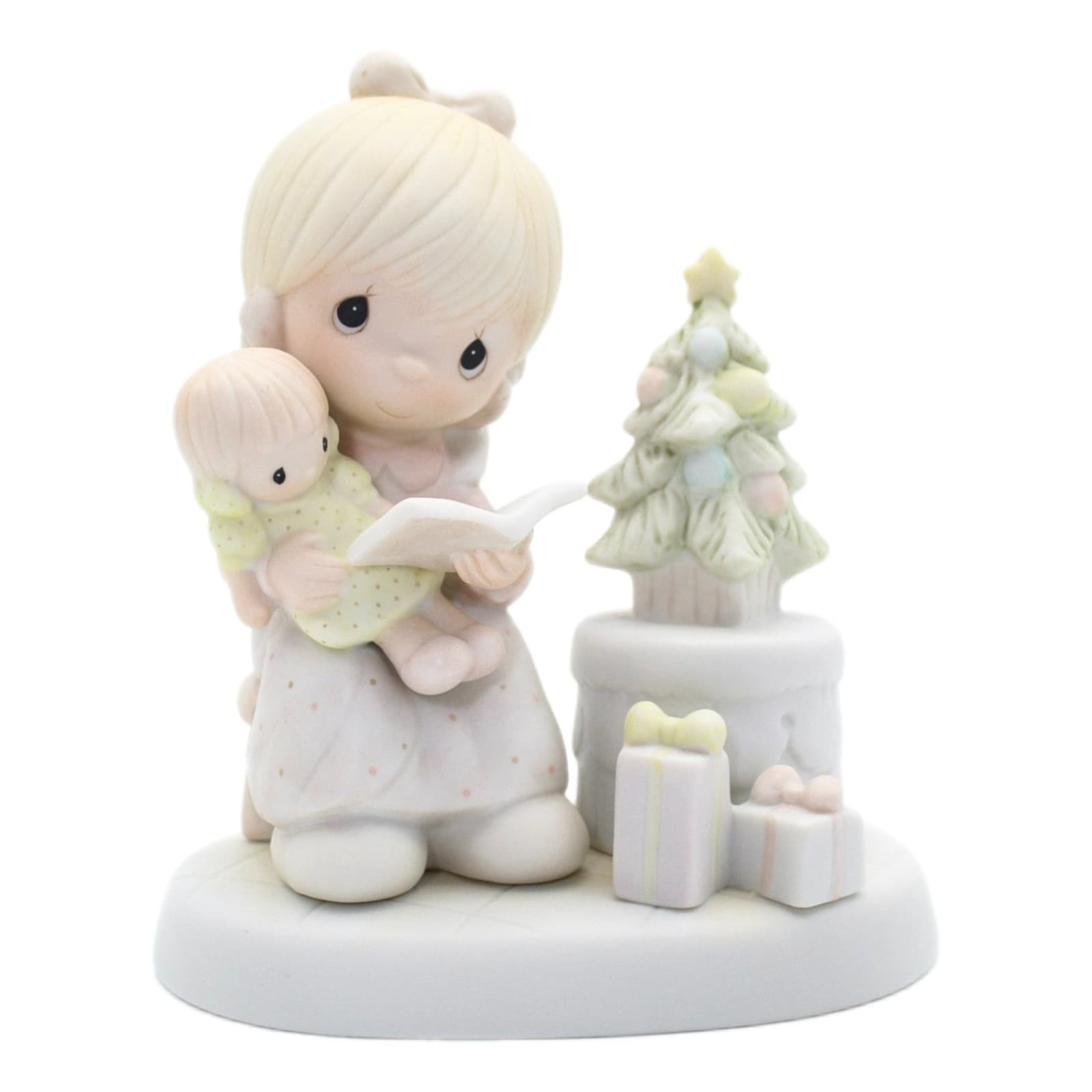Precious Moments Tell Me The Story Of Jesus Enesco Porcelain Figurine 1982