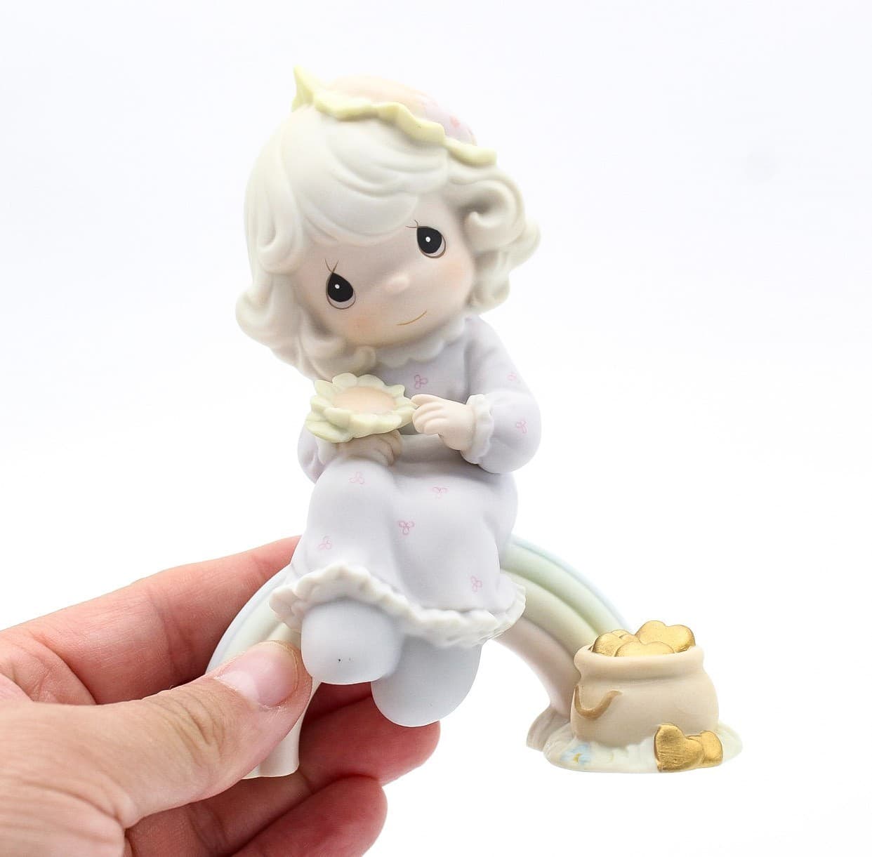 Precious Moments Dreams Really Do Come True Enesco Porcelain Figurine 1994 - Thumbnail 2