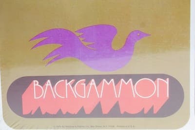 Vintage 1975 Backgammon Board Game By S&R NEW SEALED - Thumbnail 3