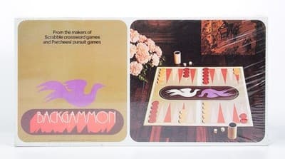 Vintage 1975 Backgammon Board Game By S&R NEW SEALED