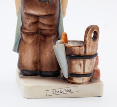 Hummel Goebel The Builder West Germany Vintage Porcelain Figurine TMK5 - Thumbnail 6