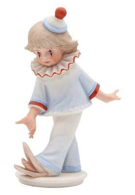 Goebel 1983 In The Spotlight By Berhard Skrobek Clown Porcelain Figurine Germany