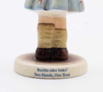 Hummel Goebel Two Hands, One Treat West Germany Porcelain Figurine TMK7 In Box - Thumbnail 8